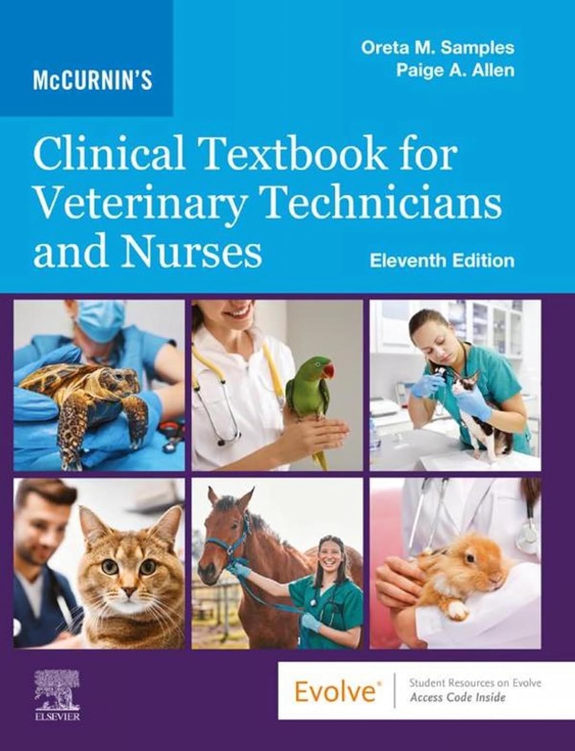 McCurnin's Clinical Textbook for Veterinary Technicians and Nurses E-Book 11th Edition + Workbook