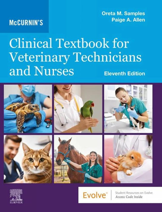 McCurnin's Clinical Textbook for Veterinary Technicians and Nurses E-Book 11th Edition + Workbook